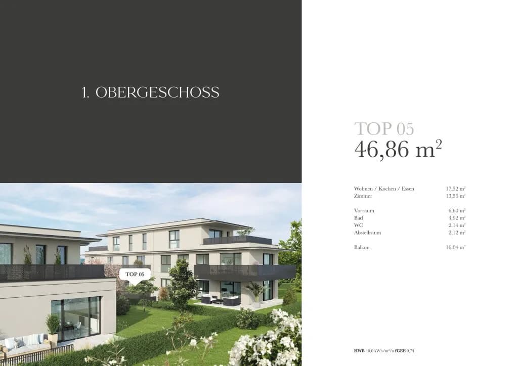 2-Zimmer-Wohnung kaufen in Graz – 48,86 m², € 319.000 – Bild 4 von 5