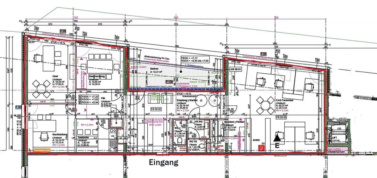 6-Zimmer-Gewerbeimmobilie mieten in Weiz – 150 m², € 2.875 – Bild 7 von 7