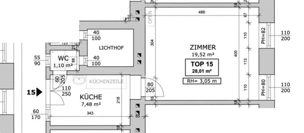 1-Zimmer-Wohnung kaufen in Wien – 28,01 m², € 140.000 – Bild 10 von 10