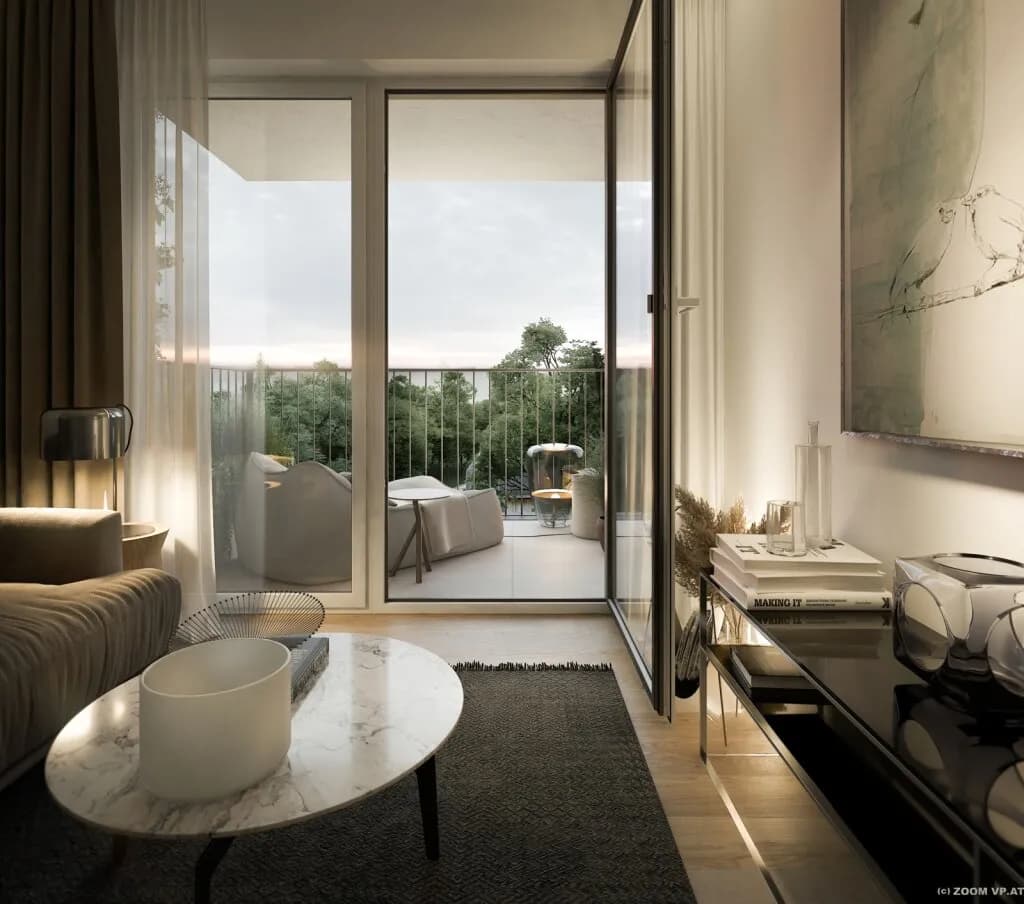2-Zimmer-Wohnung kaufen in Wien – 45,19 m², € 414.900 – Bild 2 von 10