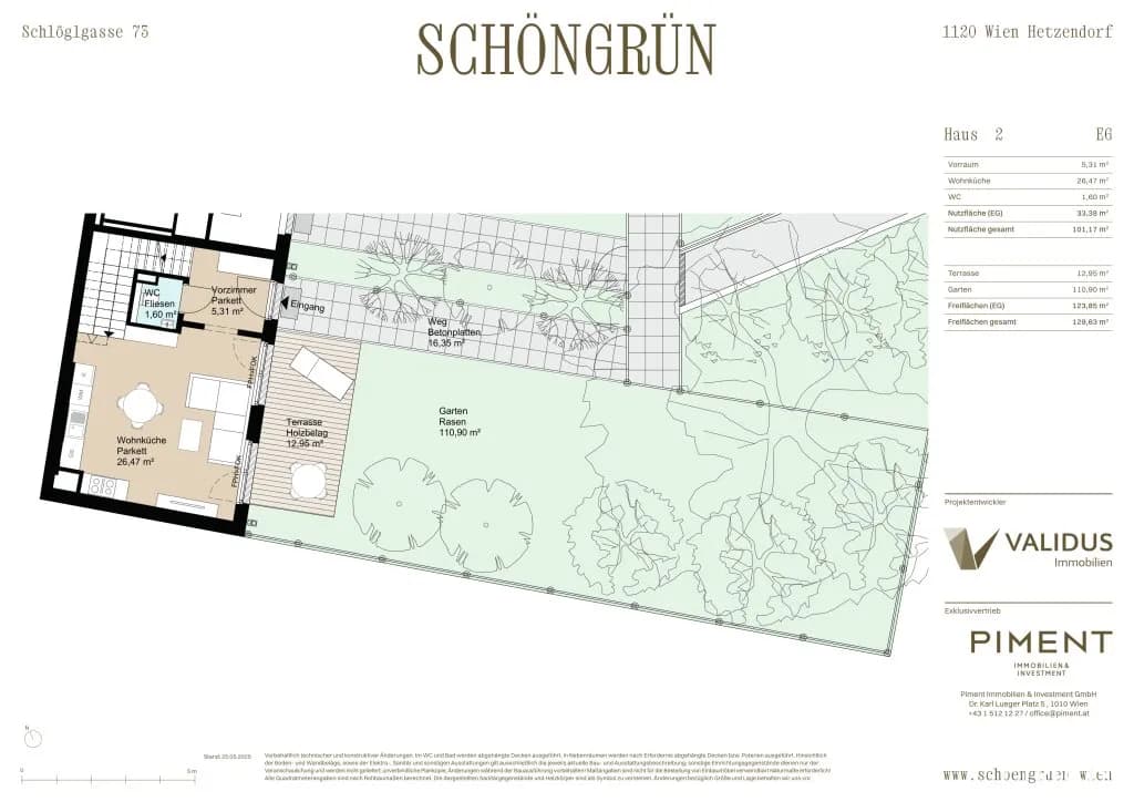 2-Zimmer-Haus mieten in Wien – 68,38 m², € 1.920 – Bild 5 von 7