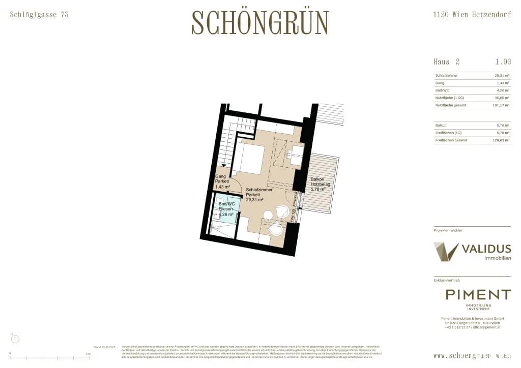 2-Zimmer-Haus mieten in Wien – 68,38 m², € 1.920 – Bild 7 von 7
