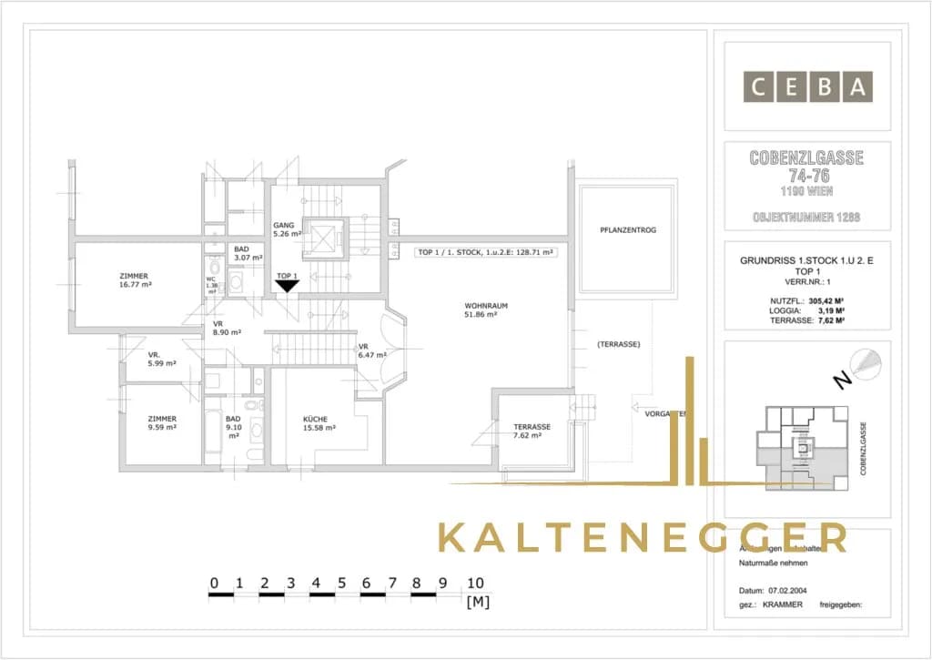 3-Zimmer-Wohnung mieten in Wien – 129 m², € 2.946 – Bild 23 von 24