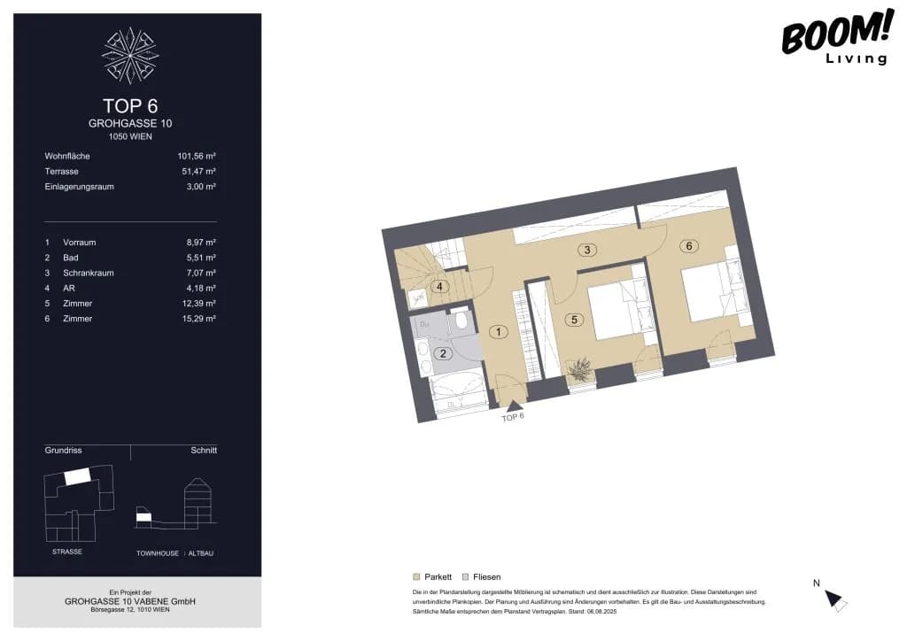 3-Zimmer-Wohnung kaufen in Wien – 101,56 m², € 1.100.000 – Bild 10 von 12