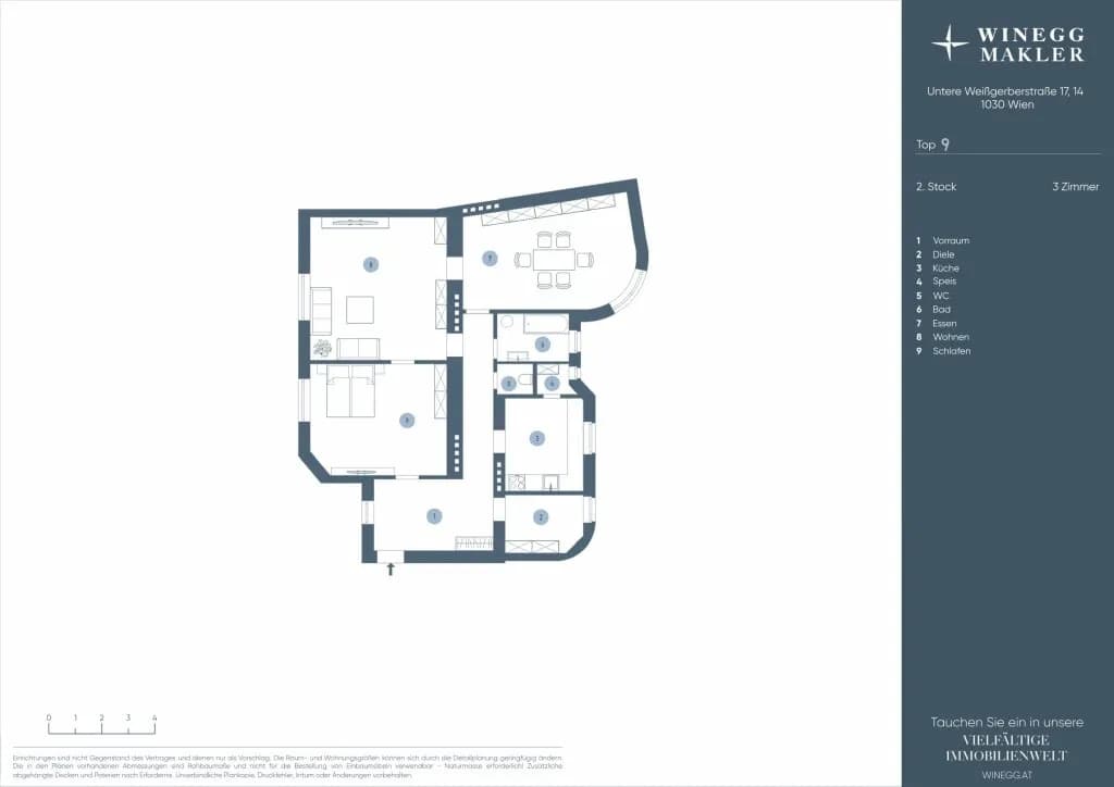 3-Zimmer-Wohnung kaufen in Wien – 115,22 m², € 729.000 – Bild 10 von 10