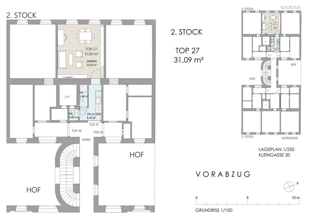 2-Zimmer-Wohnung kaufen in Wien – 31,09 m², € 195.000 – Bild 21 von 21
