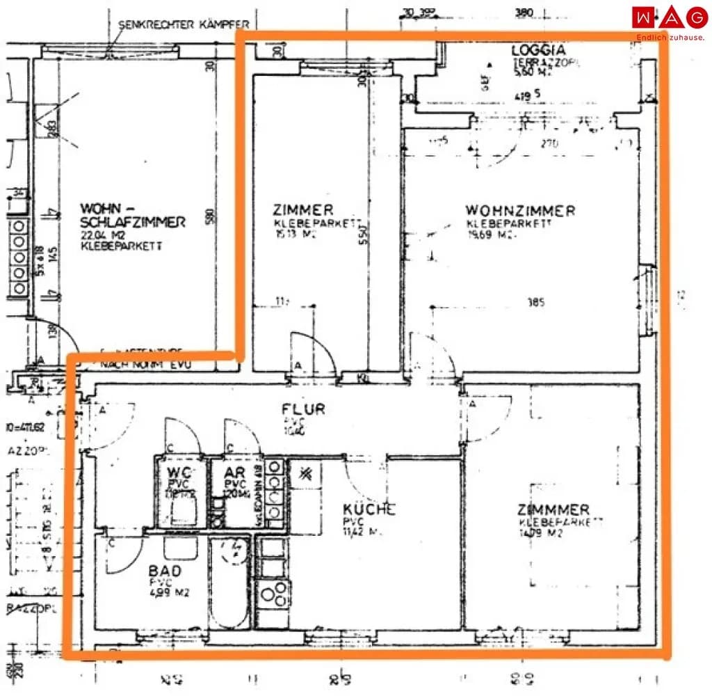 3-Zimmer-Wohnung mieten in Voitsberg – 84,4 m², € 760 – Bild 13 von 13