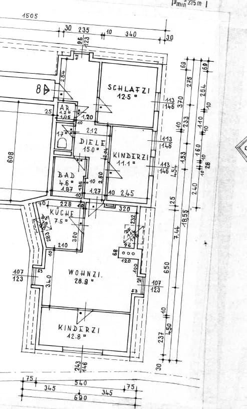 4-Zimmer-Wohnung mieten in Leoben – 95,3 m², € 987
