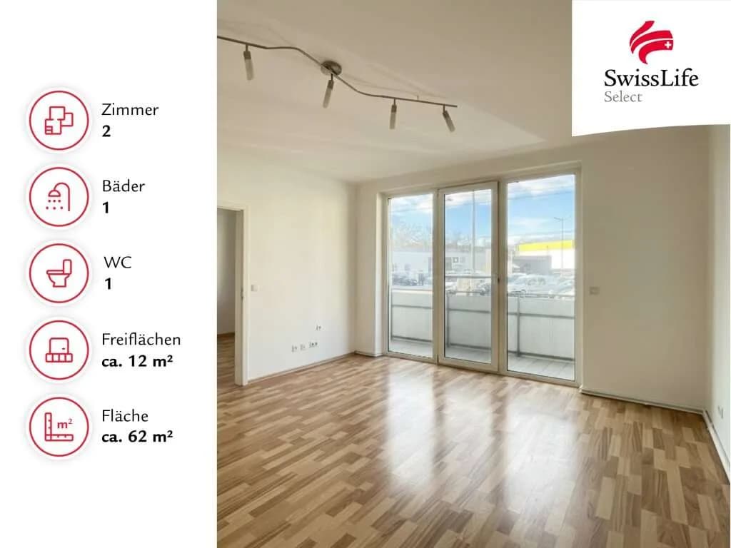 2-Zimmer-Wohnung kaufen in Wien – 62,44 m², € 212.000 – Bild 2 von 13