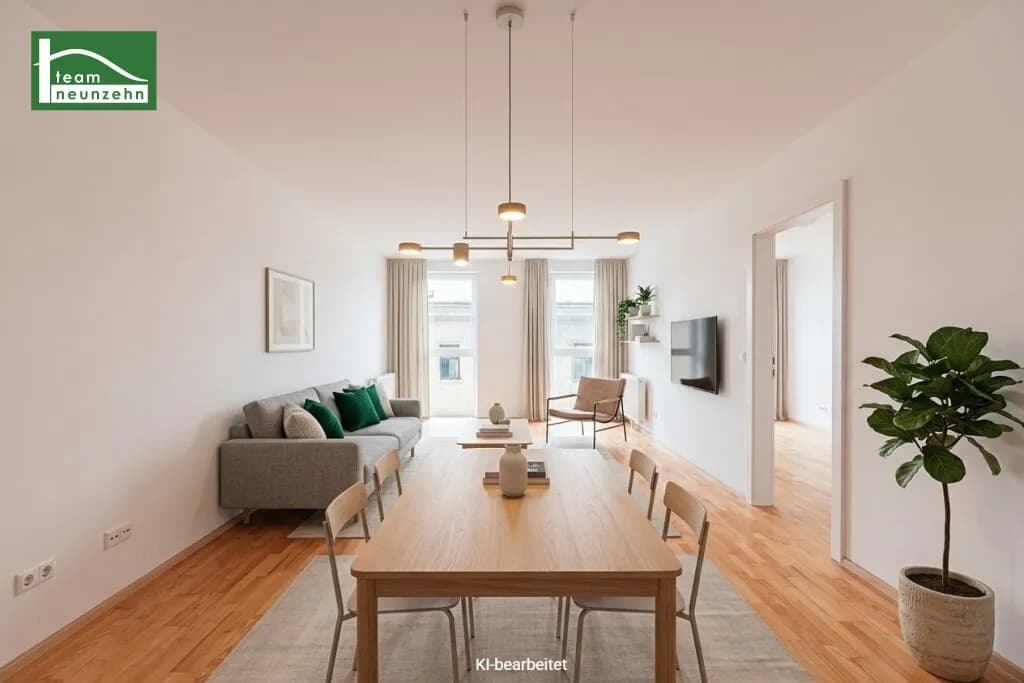 2-Zimmer-Wohnung mieten in Wien – 50,99 m², € 996