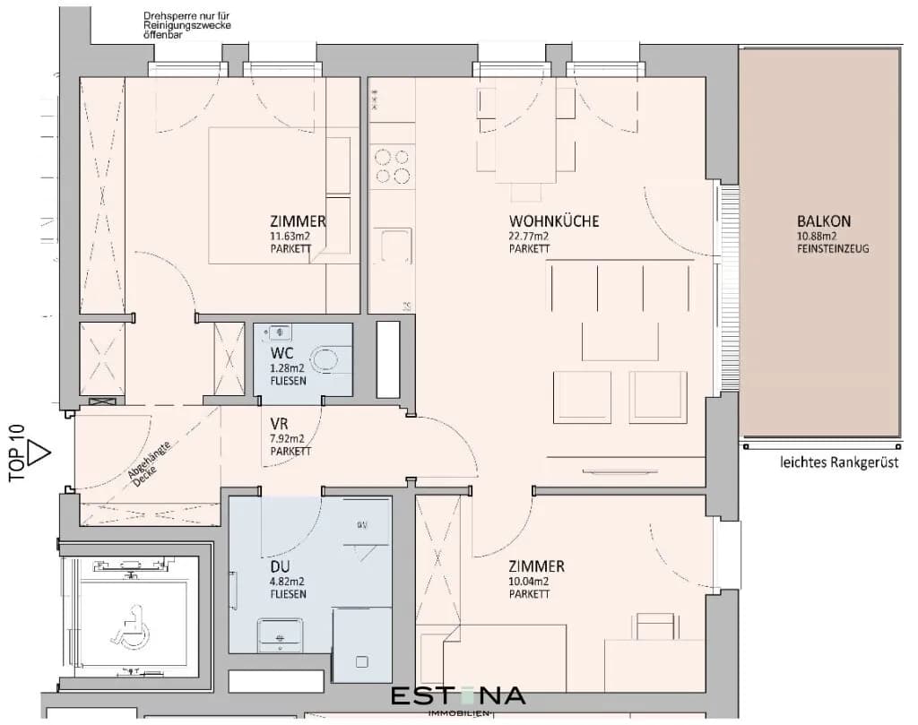 3-Zimmer-Wohnung kaufen in Wien – 58,42 m², € 570.000 – Bild 11 von 11