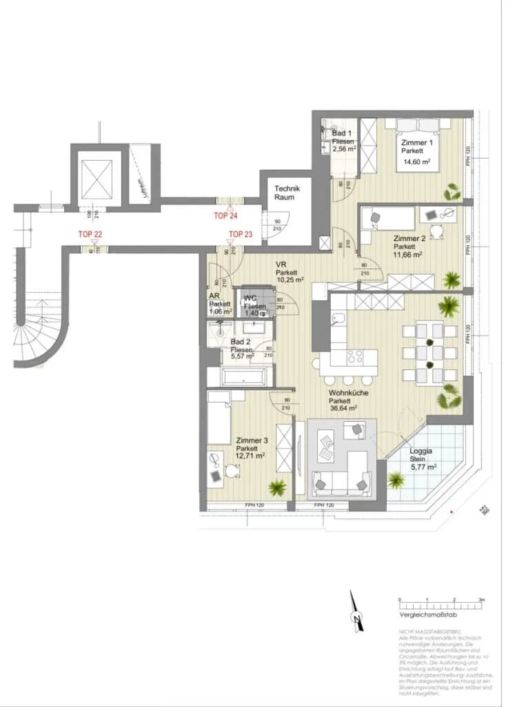 4-Zimmer-Wohnung kaufen in Wien – 96,44 m², € 649.000 – Bild 35 von 37