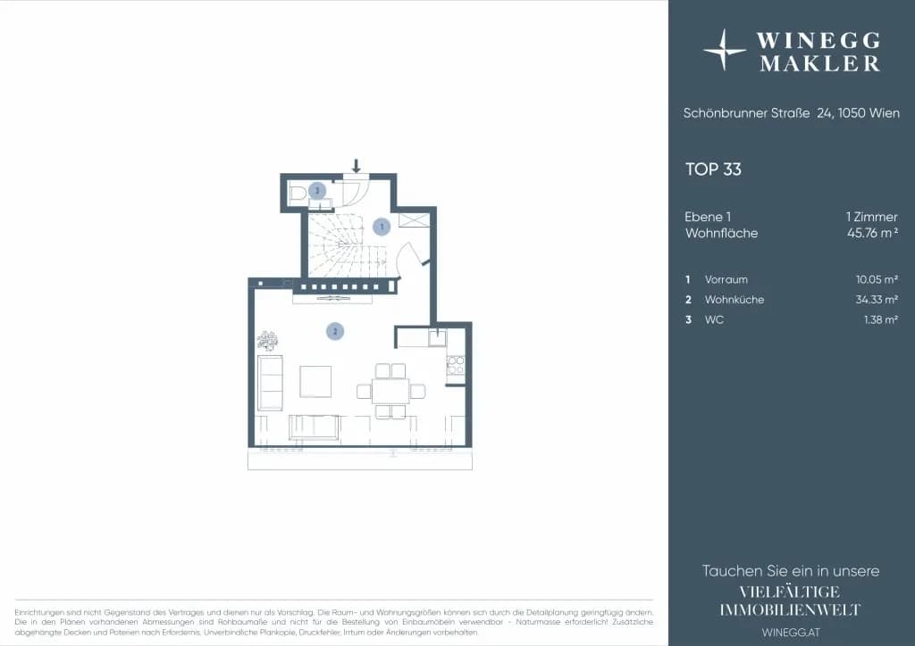 2-Zimmer-Wohnung kaufen in Wien – 70,14 m², € 559.000 – Bild 17 von 18