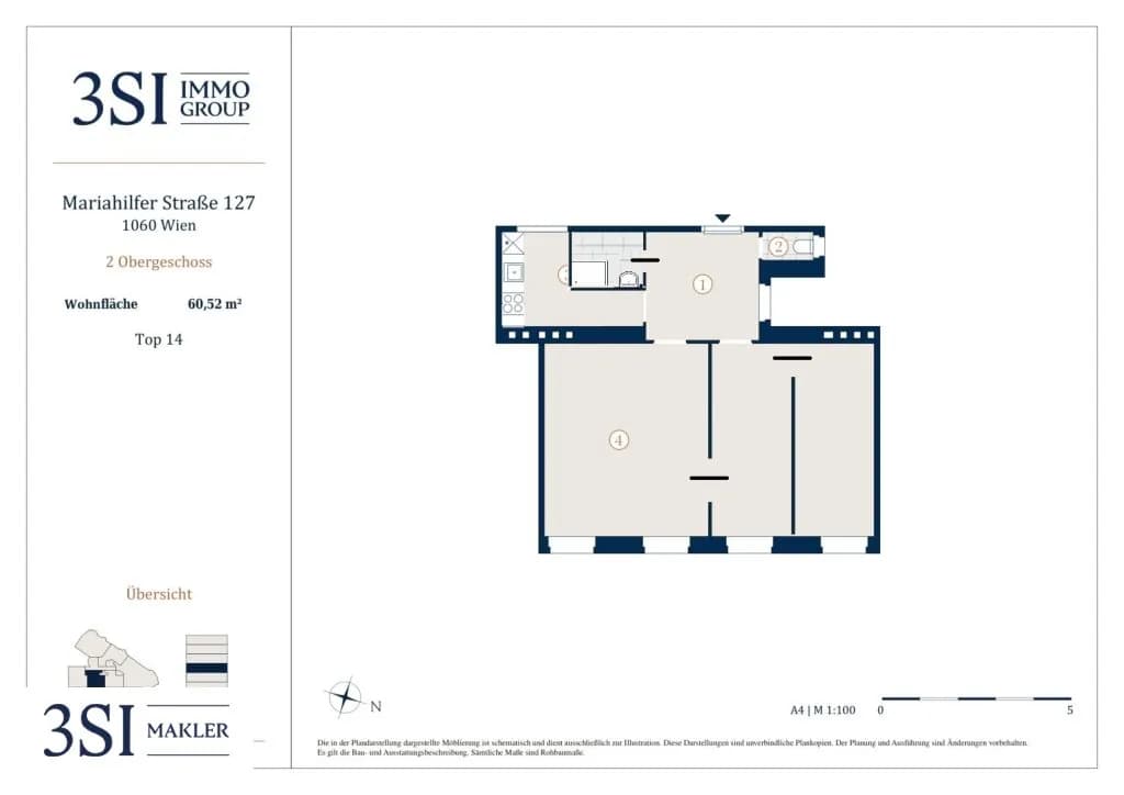 3-Zimmer-Wohnung kaufen in Wien – 60,52 m², € 315.000 – Bild 15 von 15