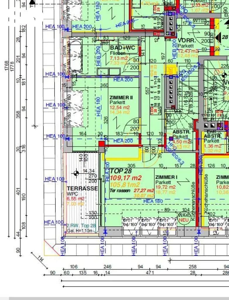 3-Zimmer-Wohnung mieten in Wien – 109,17 m², € 2.550 – Bild 13 von 14