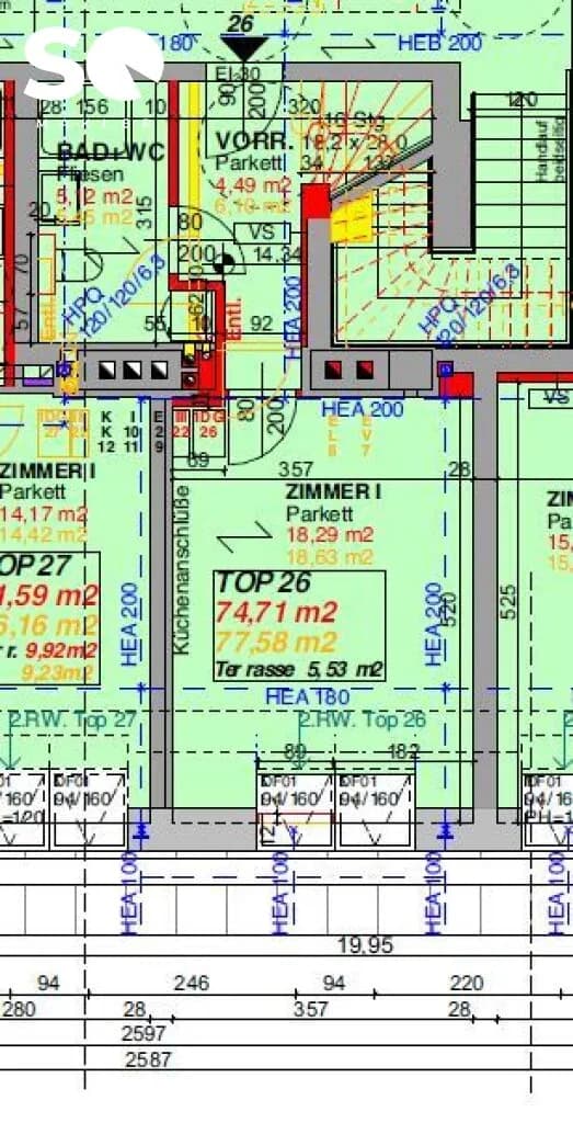 2-Zimmer-Wohnung mieten in Wien – 76,94 m², € 1.797 – Bild 10 von 11