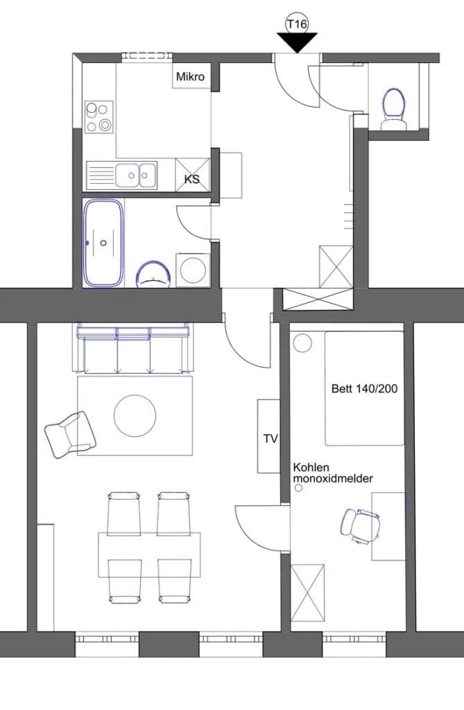 2-Zimmer-Wohnung kaufen in Wien – 55 m², € 239.000 – Bild 4 von 5