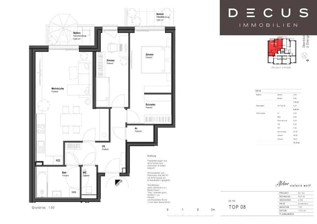 3-Zimmer-Wohnung kaufen in Wien – 72,78 m², € 530.816 – Bild 13 von 13