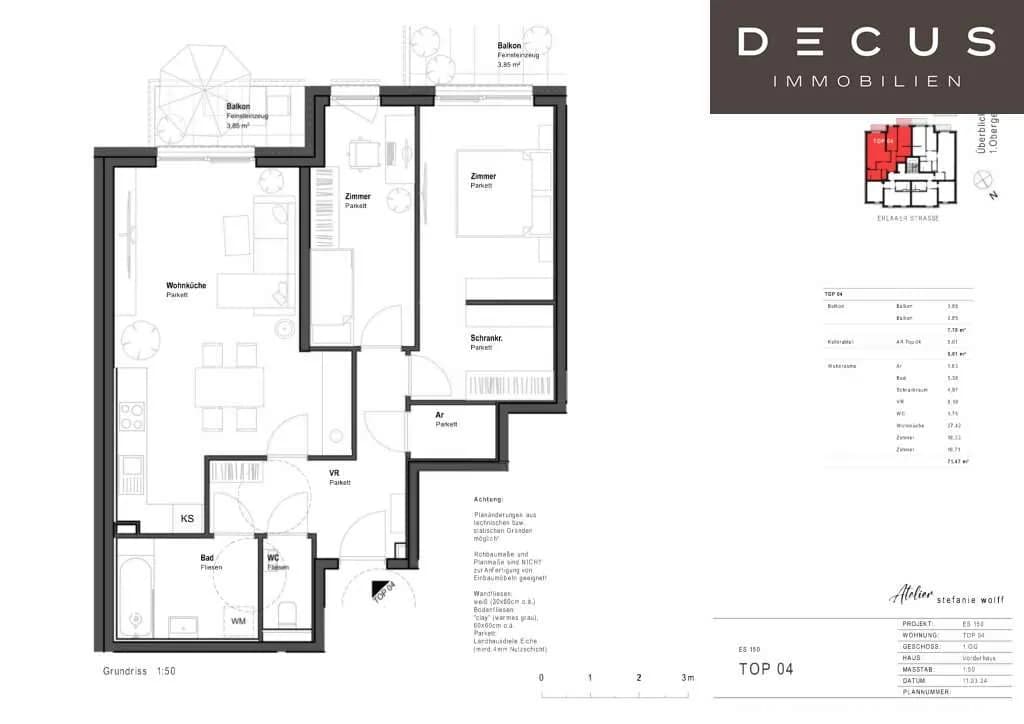 3-Zimmer-Wohnung kaufen in Wien – 71,47 m², € 518.128 – Bild 13 von 13