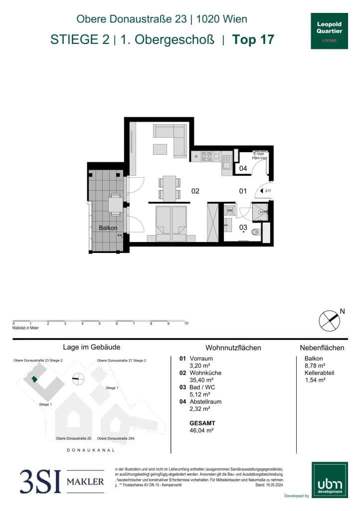 1-Zimmer-Wohnung kaufen in Wien – 46,12 m², € 390.000 – Bild 26 von 26