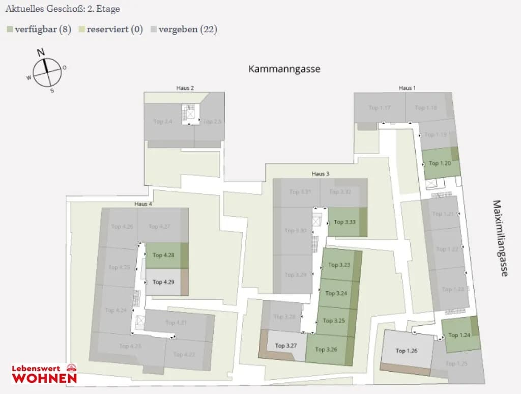 2-Zimmer-Wohnung mieten in Wiener Neustadt – 56,83 m², € 749 – Bild 12 von 12