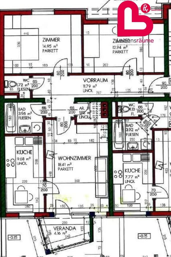 3-Zimmer-Wohnung mieten in Rohrbach – 82,01 m², € 843 – Bild 9 von 9