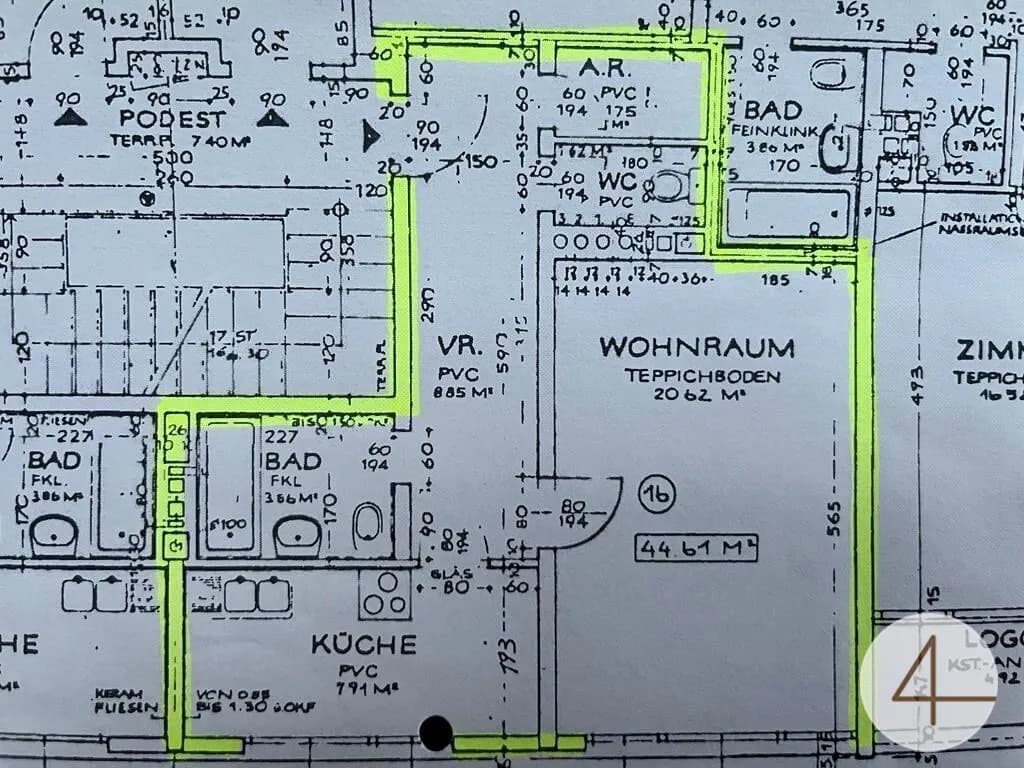 Wohnung mieten in Horn – 44 m², € 690 – Bild 8 von 9