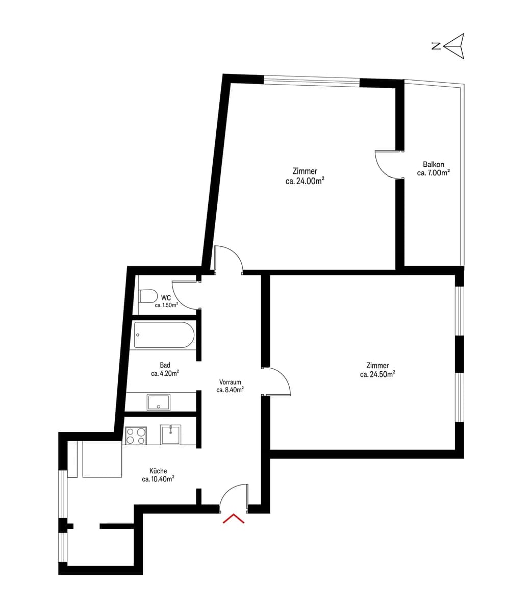 2-Zimmer-Wohnung kaufen in Wien – 73 m², € 329.000 – Bild 12 von 12