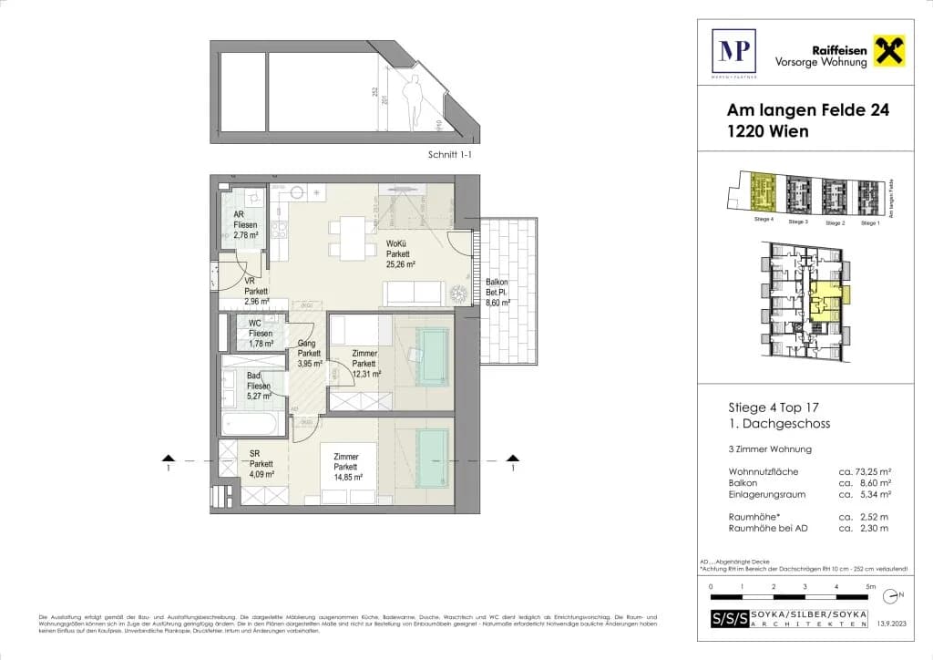 3-Zimmer-Wohnung kaufen in Wien – 73,52 m², € 508.000 – Bild 22 von 22