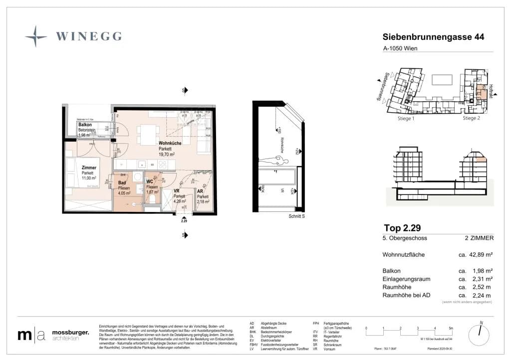 Immobilie kaufen in Wien – 42,89 m², € 329.400 – Bild 8 von 8