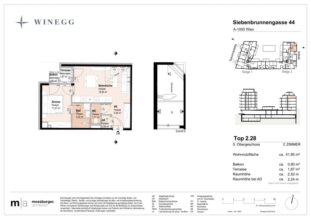 Immobilie kaufen in Wien – 41,95 m², € 351.800 – Bild 9 von 9