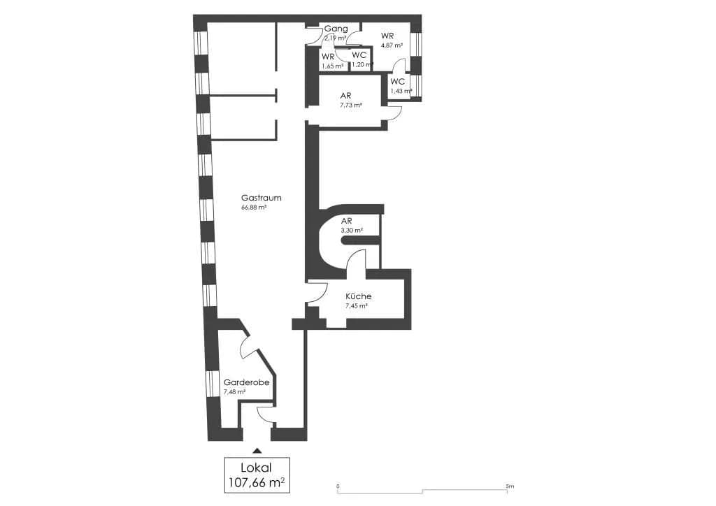 1-Zimmer-Gewerbeimmobilie kaufen in Wien – 107,65 m², € 199.000 – Bild 12 von 12