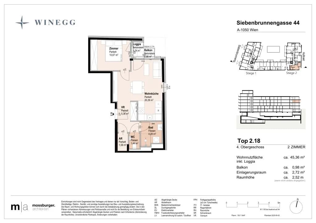 Immobilie kaufen in Wien – 43,62 m², € 349.300 – Bild 8 von 8