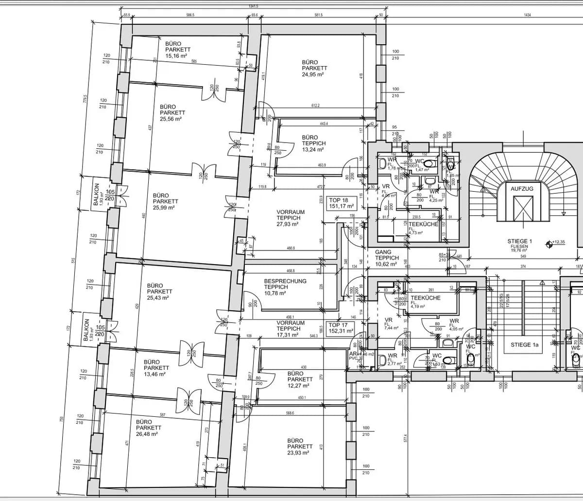 Gewerbeimmobilie mieten in Wien – 151 m², € 16 – Bild 10 von 11