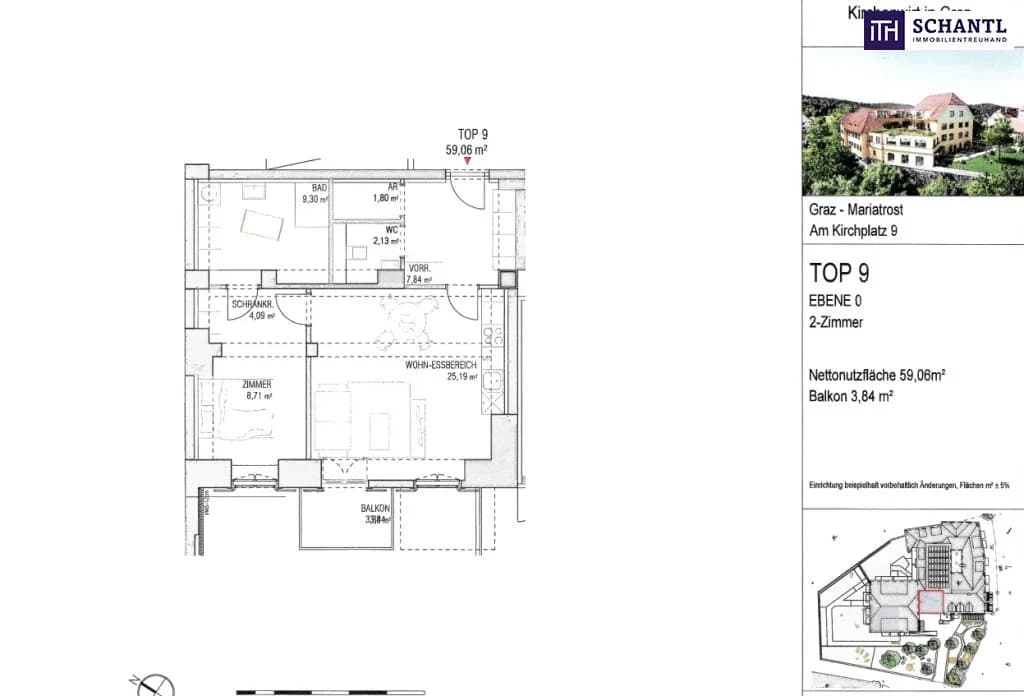 Wohnung kaufen in Graz – 59,06 m², € 368.190 – Bild 11 von 16