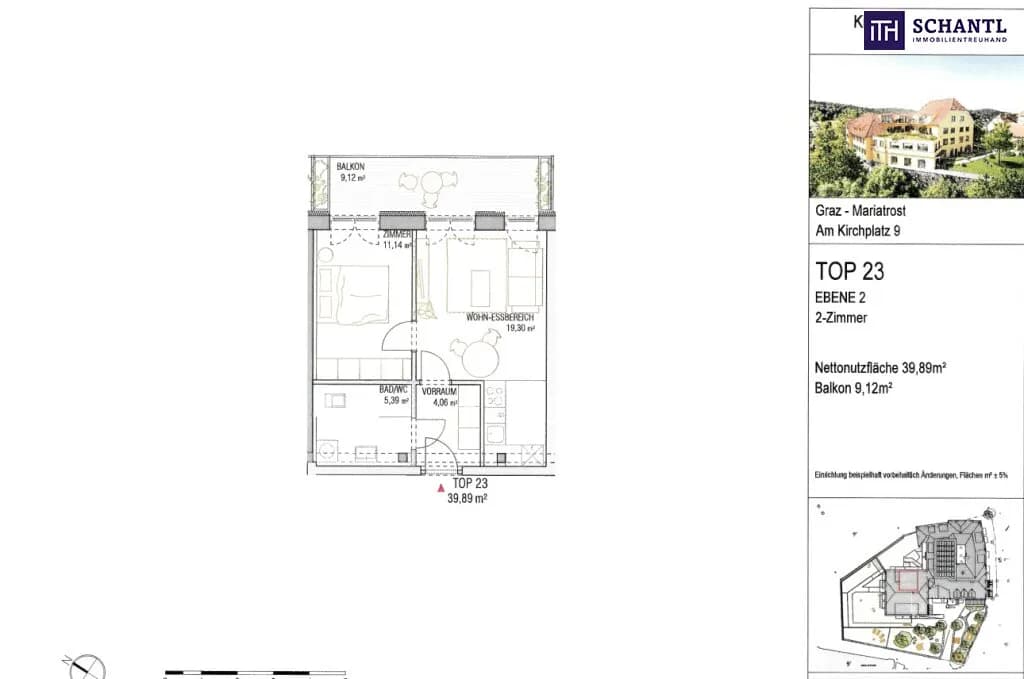 Wohnung kaufen in Graz – 40,23 m², € 263.140 – Bild 11 von 16