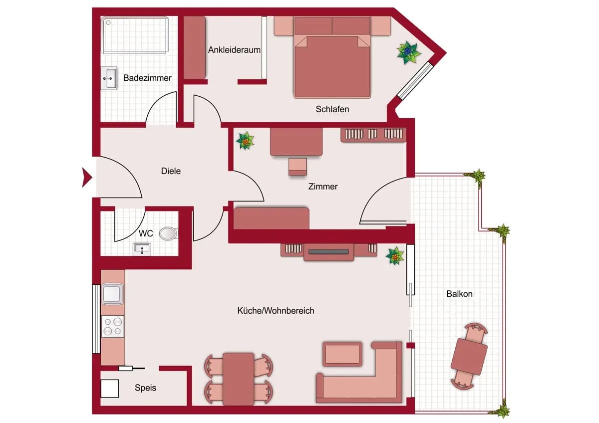 3-Zimmer-Wohnung mieten in Kufstein – 78 m², € 1.168 – Bild 10 von 10