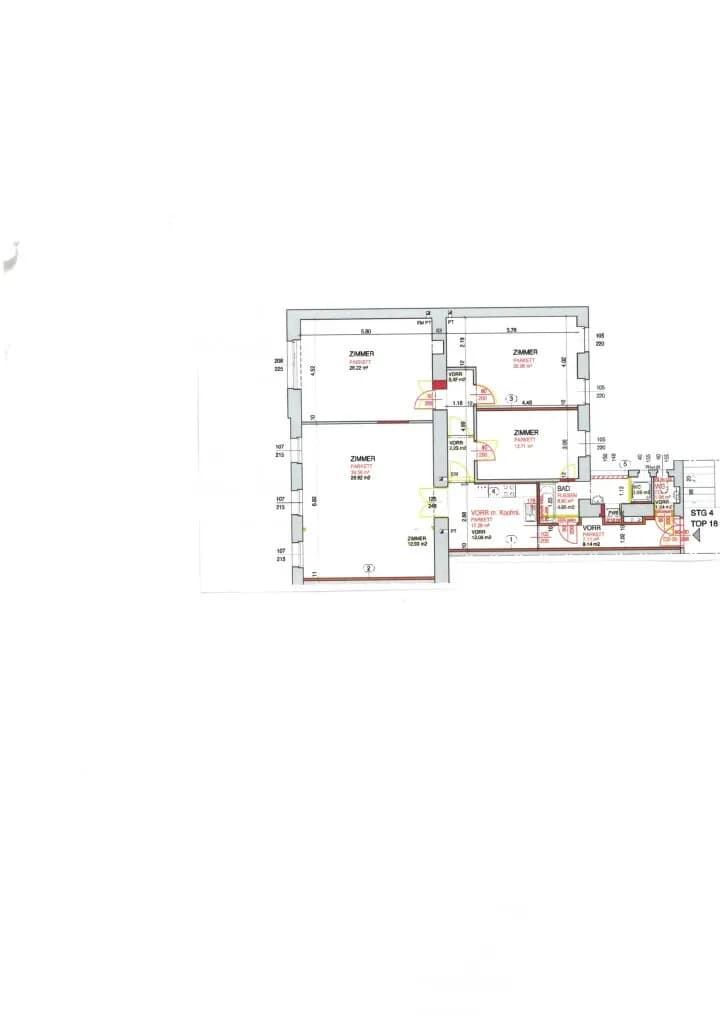 4-Zimmer-Wohnung mieten in Wien – 132,59 m², € 2.283 – Bild 14 von 14