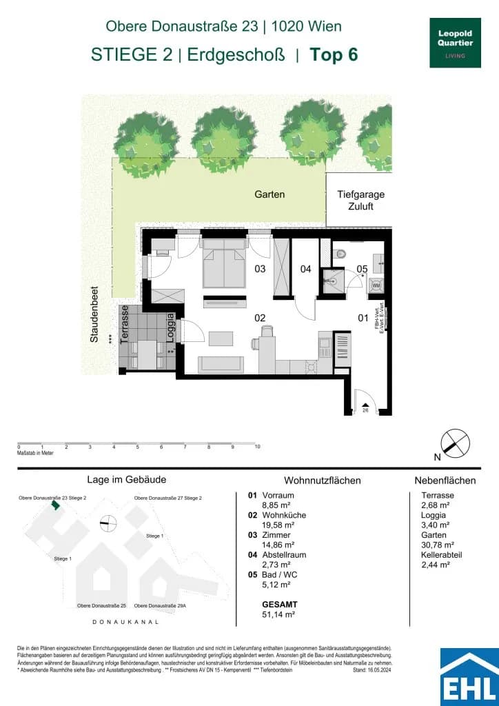 Immobilie kaufen in Wien – 51,14 m², € 467.000 – Bild 35 von 35