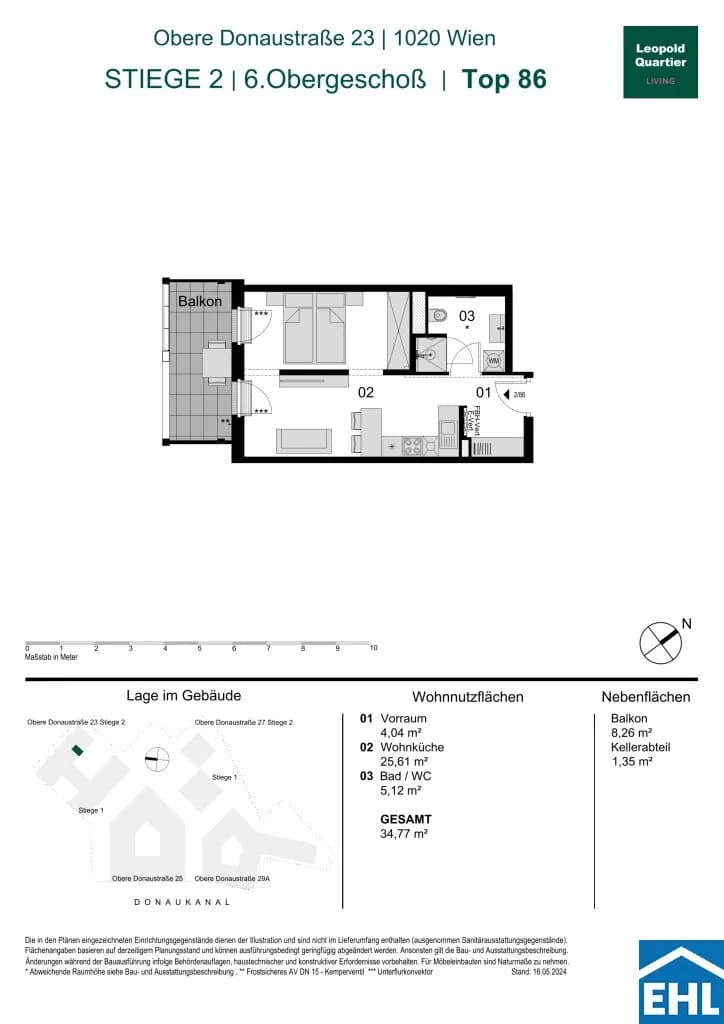 Immobilie kaufen in Wien – 34,77 m², € 377.000 – Bild 34 von 34