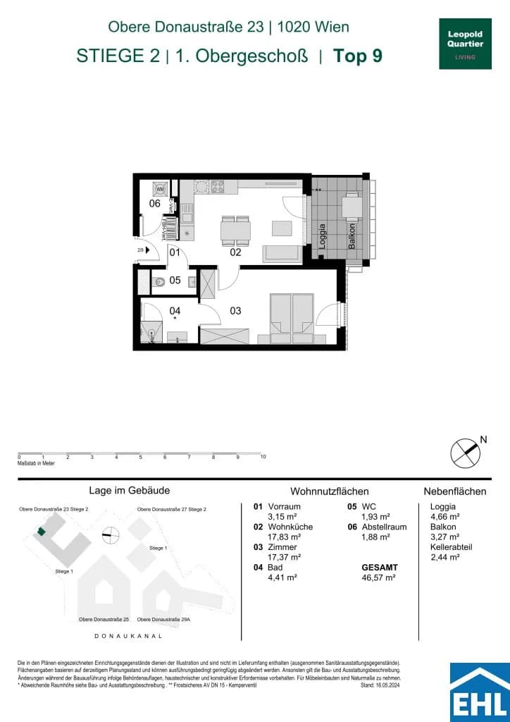 Immobilie kaufen in Wien – 46,57 m², € 421.000 – Bild 29 von 29