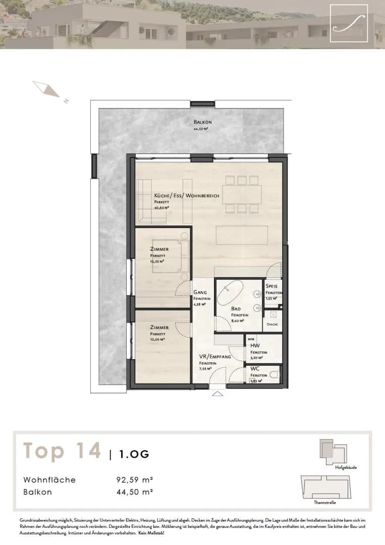 3-Zimmer-Wohnung kaufen in Linz Land – 92,59 m², € 529.000 – Bild 14 von 14