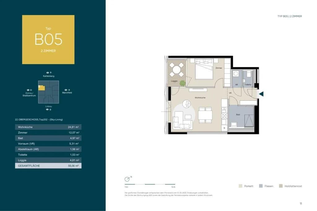 2-Zimmer-Wohnung kaufen in Wien – 50,25 m², € 489.000 – Bild 35 von 38