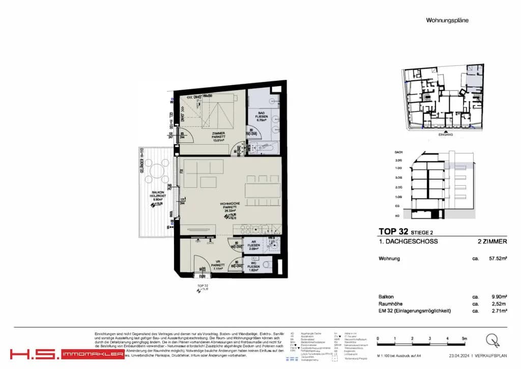 2-Zimmer-Wohnung kaufen in Wien – 58 m², € 699.000 – Bild 14 von 14