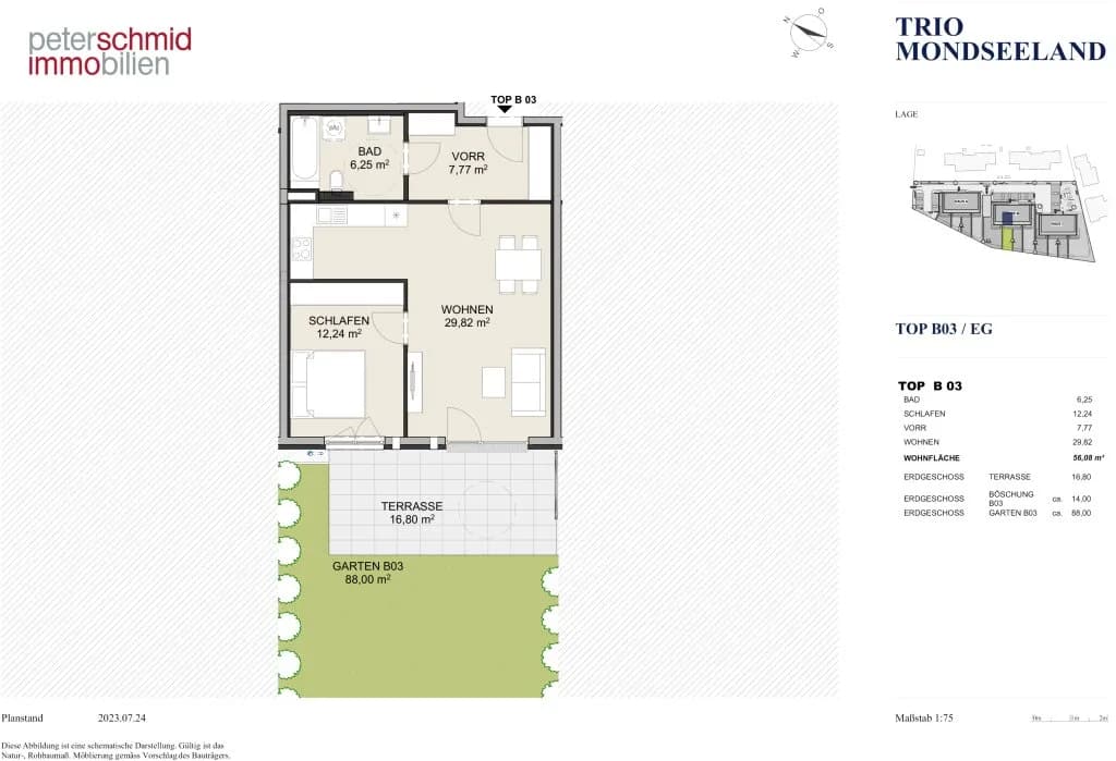 2-Zimmer-Wohnung kaufen in Vöcklabruck – 56,08 m², € 249.000 – Bild 12 von 14