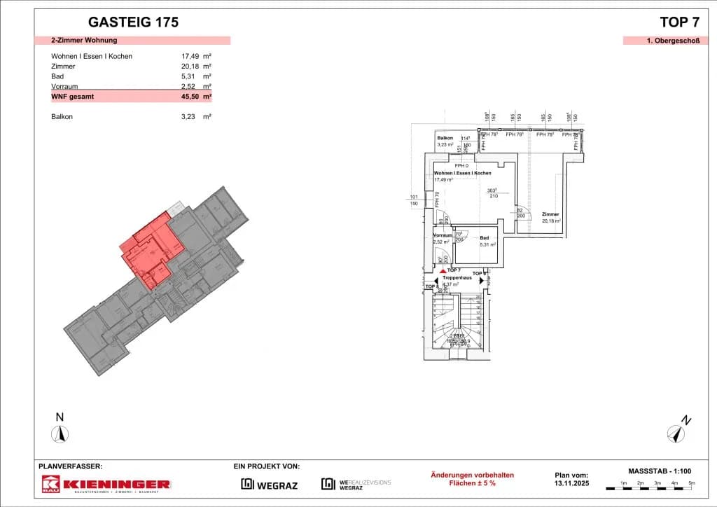 2-Zimmer-Wohnung kaufen in Liezen – 45,5 m², € 179.900 – Bild 19 von 19