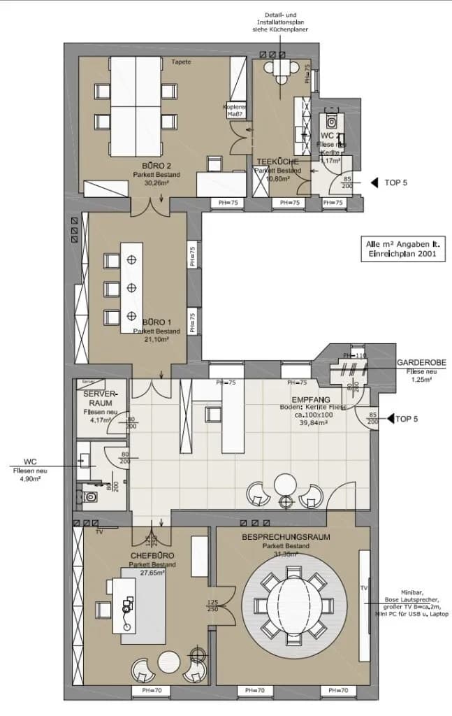 5-Zimmer-Gewerbeimmobilie mieten in Wien – 174 m², € 4.340 – Bild 19 von 19