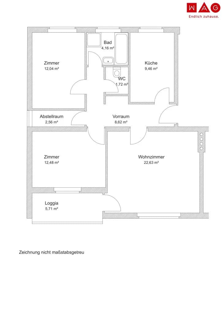 3-Zimmer-Wohnung kaufen in Murtal – 79,73 m², € 75.000 – Bild 10 von 10