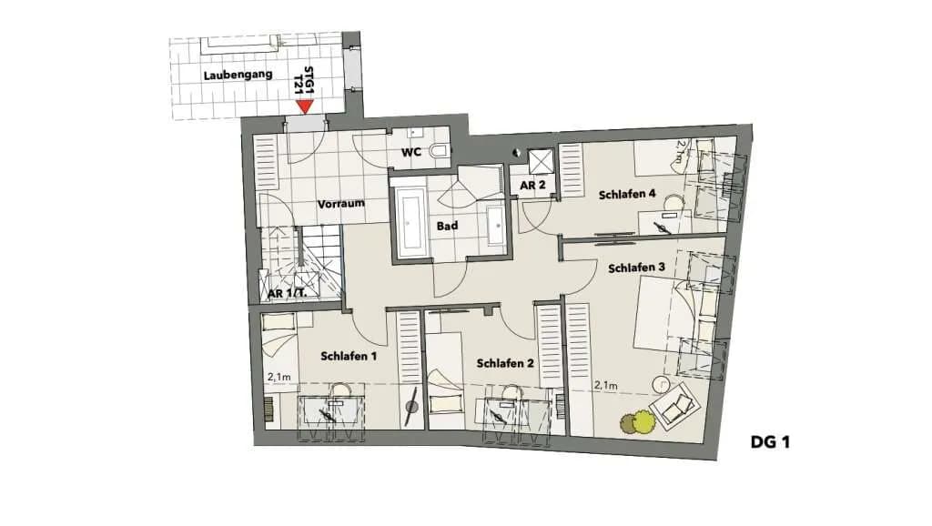 5-Zimmer-Wohnung kaufen in Wien – 132,69 m², € 1.350.000 – Bild 10 von 12