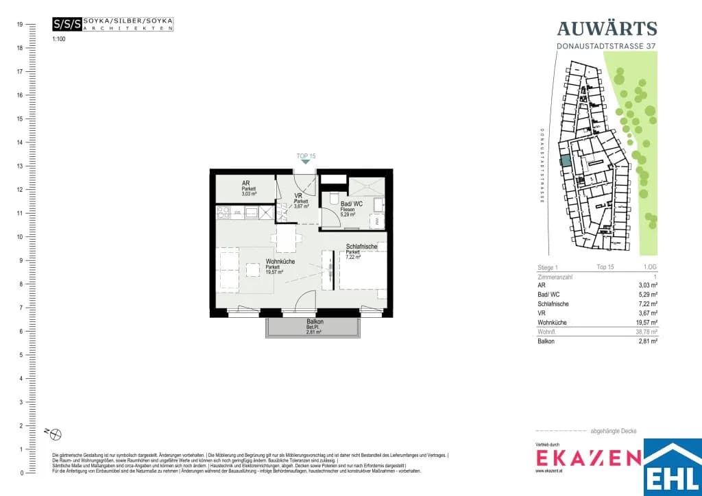2-Zimmer-Wohnung mieten in Wien – 38,66 m², € 970 – Bild 20 von 20